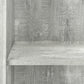 Umbria Grey Reclaimed Wood-Look Bookcase | Ortholuxe Home - Photo 7