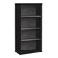Umbria Black Bookcase with Adjustable Shelves | Ortholuxe Home - Photo 2