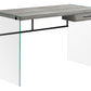 Yara Grey Reclaimed Wood Computer Desk | Ortholuxe Home - Photo 2