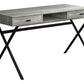 Yara Grey Reclaimed Wood Computer Desk | Ortholuxe Home - Photo 2