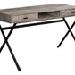 Yara Taupe Reclaimed Wood Computer Desk | Ortholuxe Home - Photo 2