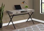 Yara Taupe Reclaimed Wood Computer Desk | Ortholuxe Home