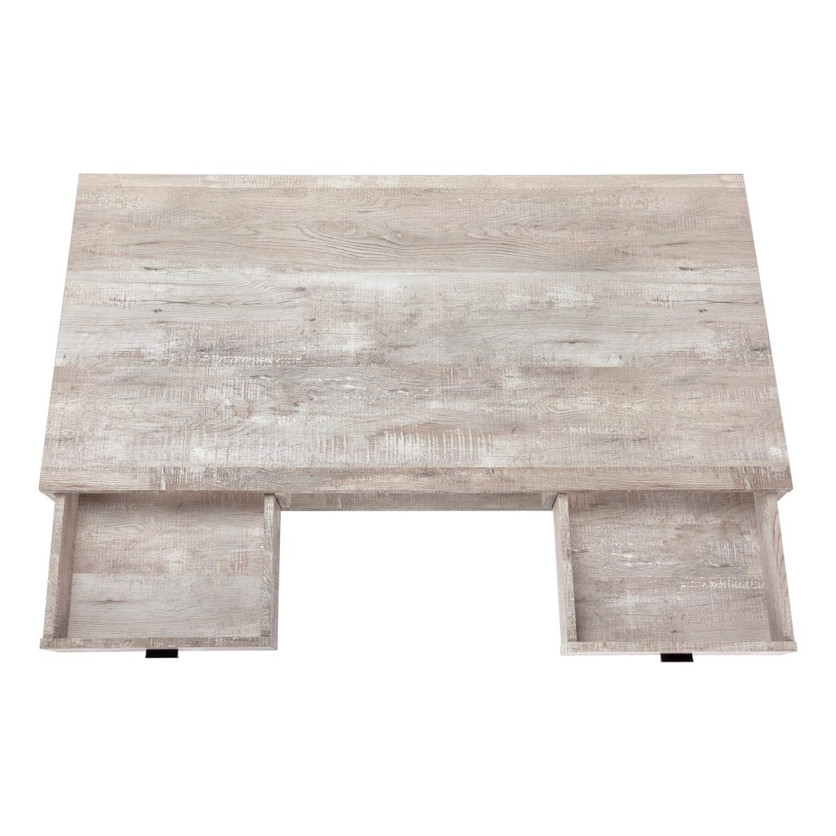 Yara Taupe Reclaimed Wood Computer Desk | Ortholuxe Home - Photo 4