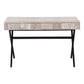 Yara Taupe Reclaimed Wood Computer Desk | Ortholuxe Home - Photo 6