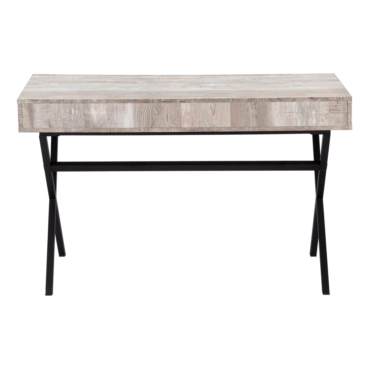 Yara Taupe Reclaimed Wood Computer Desk | Ortholuxe Home - Photo 6
