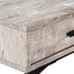 Yara Taupe Reclaimed Wood Computer Desk | Ortholuxe Home - Photo 7