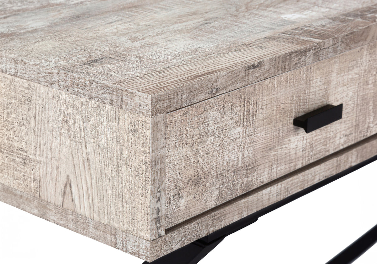 Yara Taupe Reclaimed Wood Computer Desk | Ortholuxe Home - Photo 7