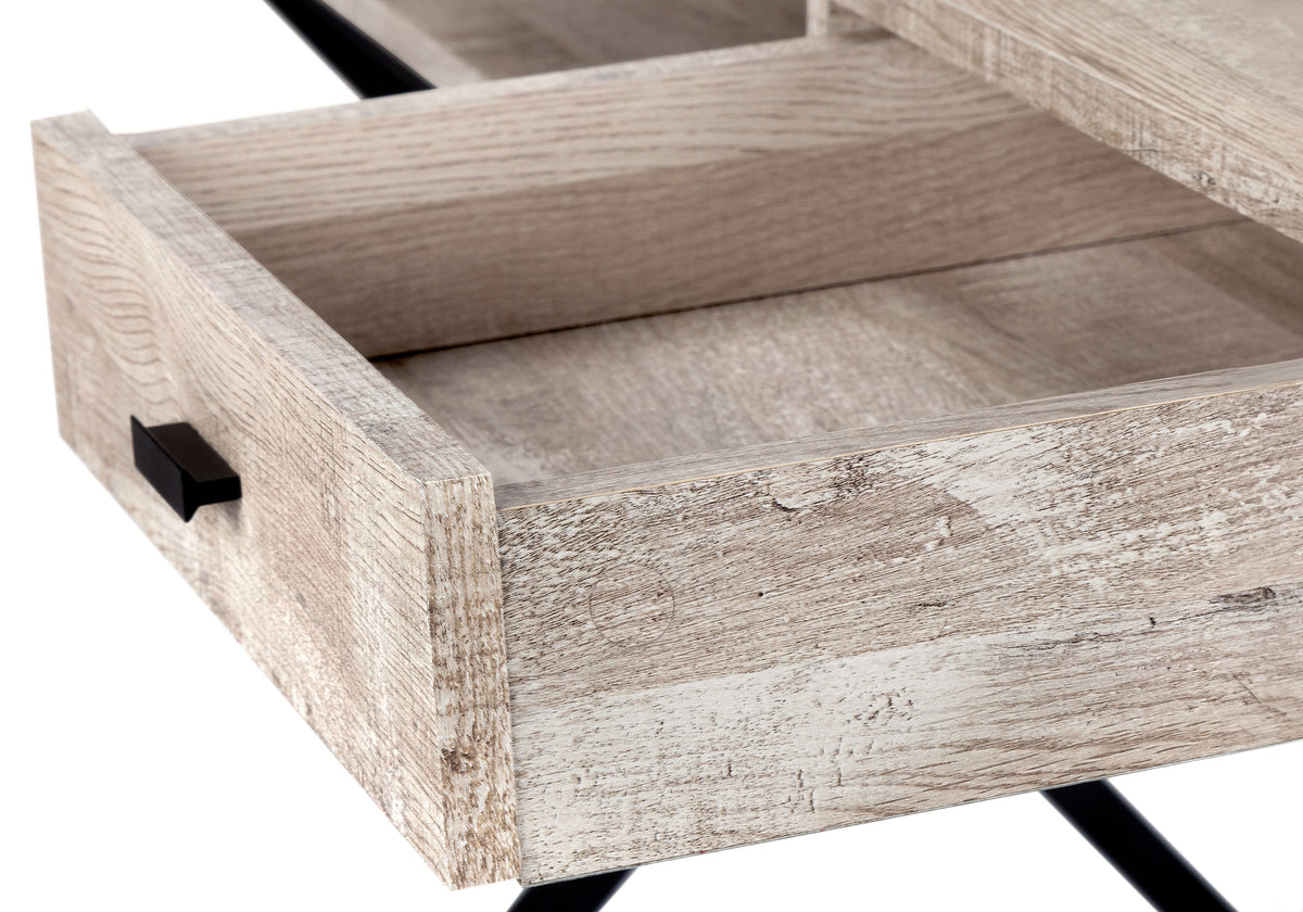 Yara Taupe Reclaimed Wood Computer Desk | Ortholuxe Home - Photo 8