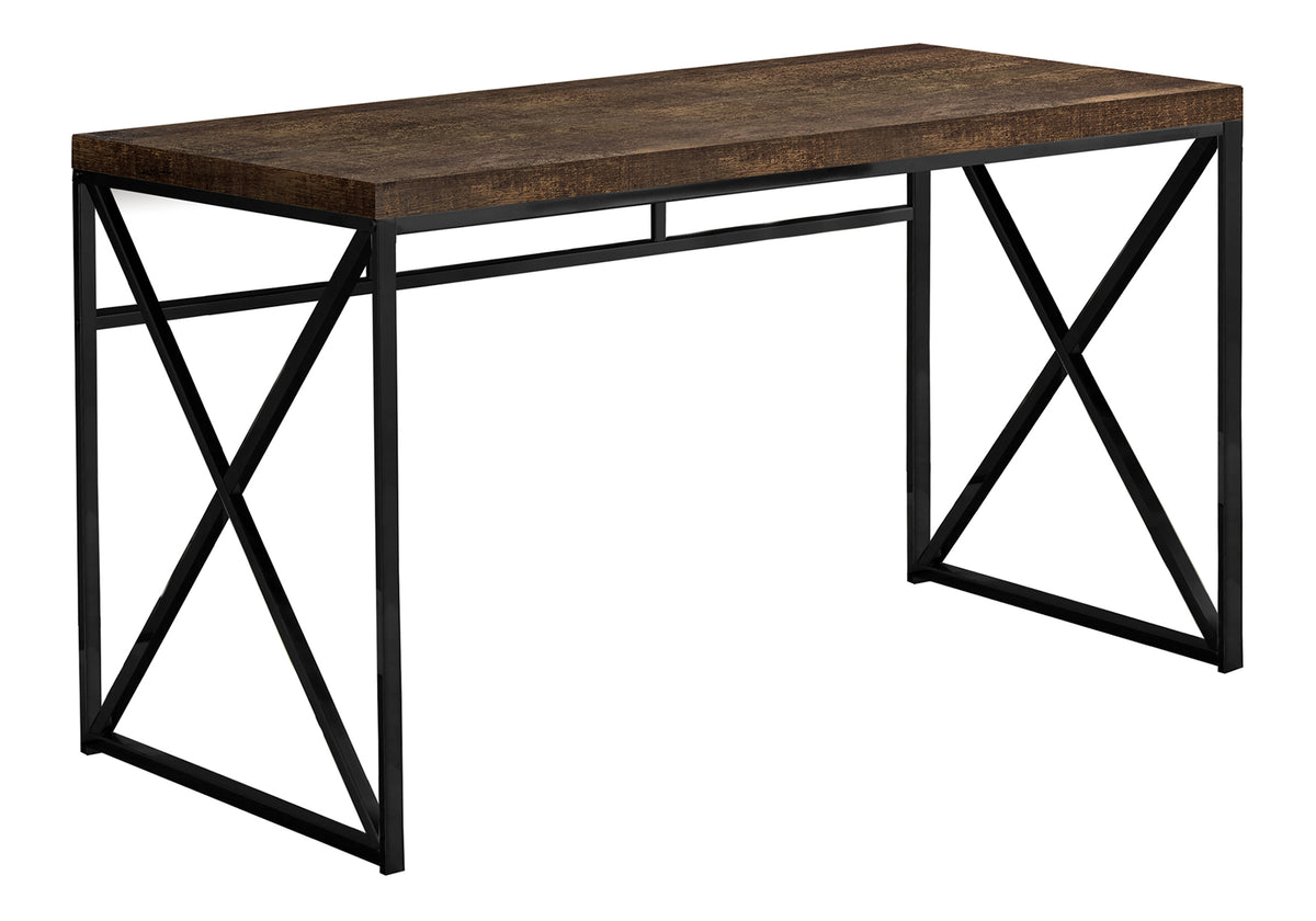 Zephyr Brown Reclaimed Wood Computer Desk | Ortholuxe Home - Photo 2