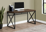 Zephyr Brown Reclaimed Wood Computer Desk | Ortholuxe Home