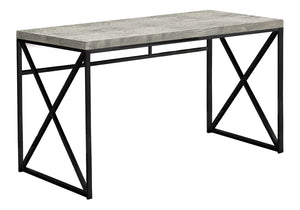Zephyr Grey Reclaimed Wood Computer Desk | Ortholuxe Home - Photo 2