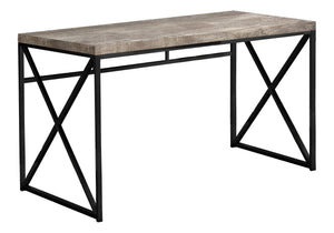 Zephyr Taupe Reclaimed Wood Computer Desk | Ortholuxe Home - Photo 2