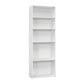Bellagio White Bookcase with 5 Shelves | Ortholuxe Home - Photo 2