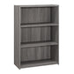 Bellagio Grey Bookcase with 3 Shelves | Ortholuxe Home - Photo 2