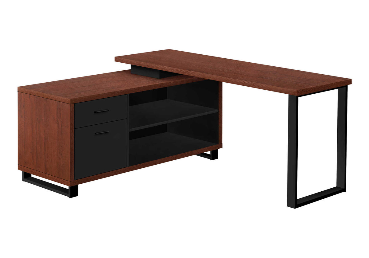 Carmel Cherry Computer Desk | Ortholuxe Home - Photo 2