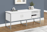 Dorian White Office Credenza | Ortholuxe Home
