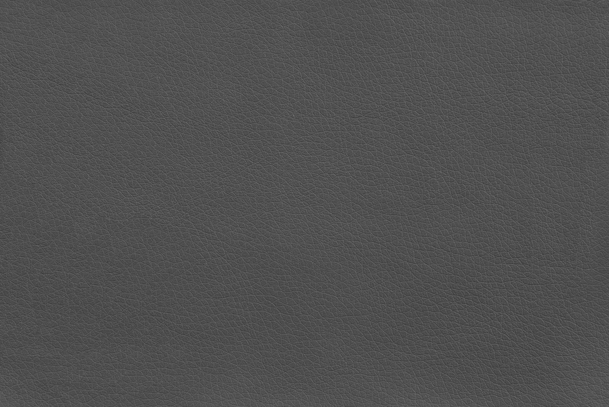 Fairmont Grey Leather-Look & Black Metal Barstool | Ortholuxe Home - Photo 10