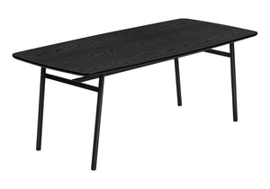 Keaton Black Oak & Black Metal Table Set (Set of 3) | Ortholuxe Home - Photo 2