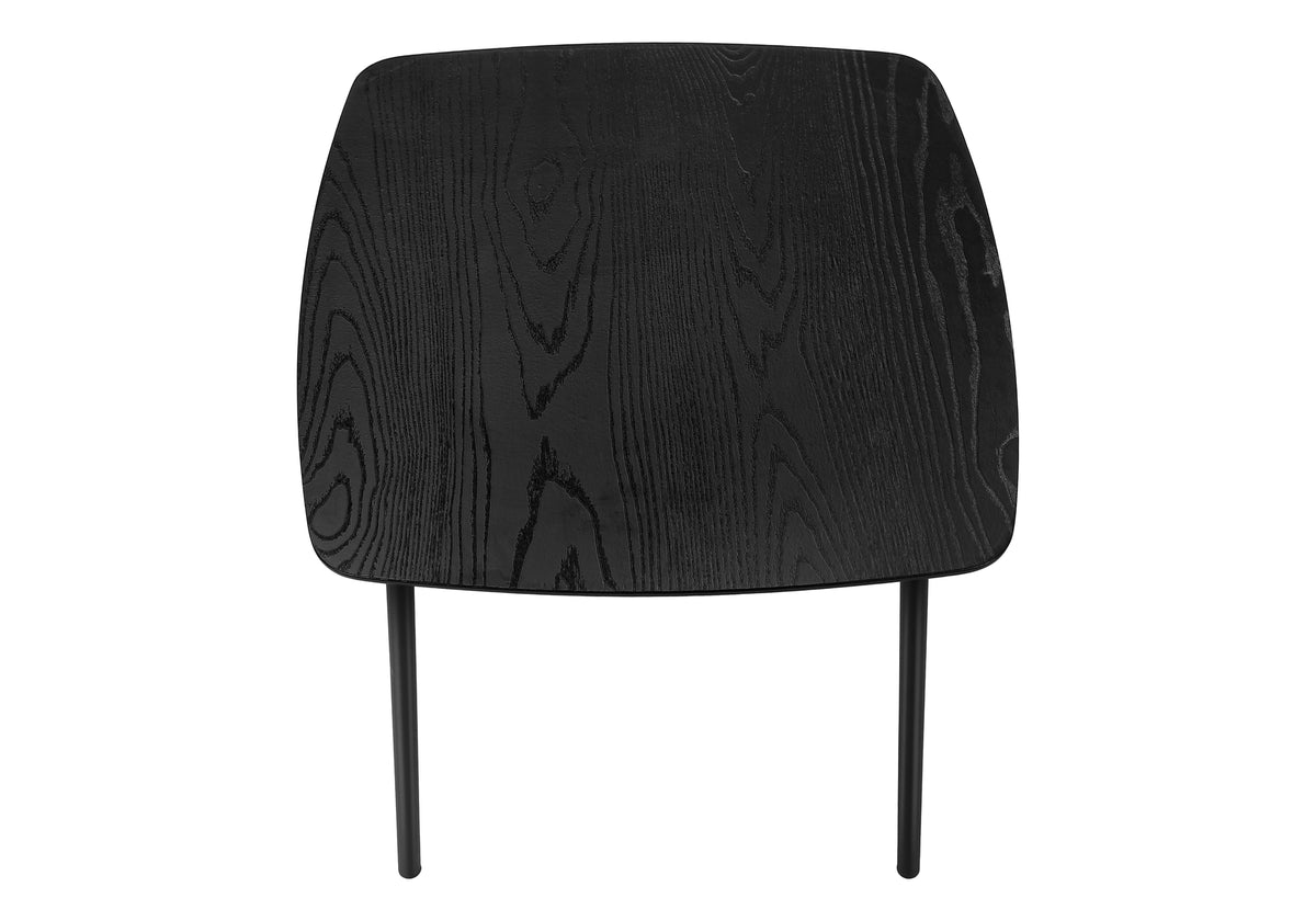 Keaton Black Oak & Black Metal Table Set (Set of 3) | Ortholuxe Home - Photo 7