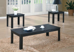 Madison Black Table Set (Set of 3) | Ortholuxe Home