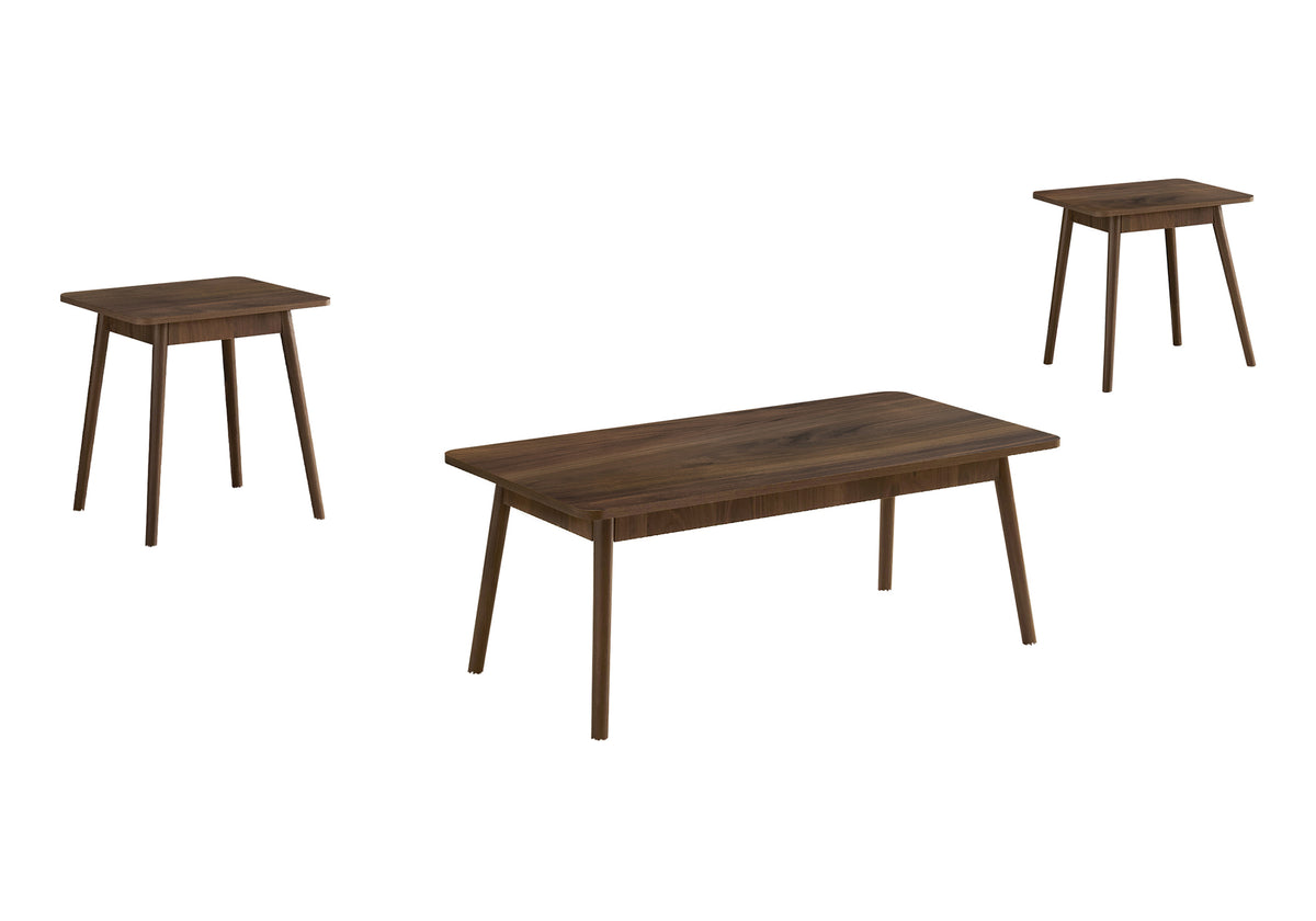Nara Walnut Table Set (Set of 3) | Ortholuxe Home - Photo 2
