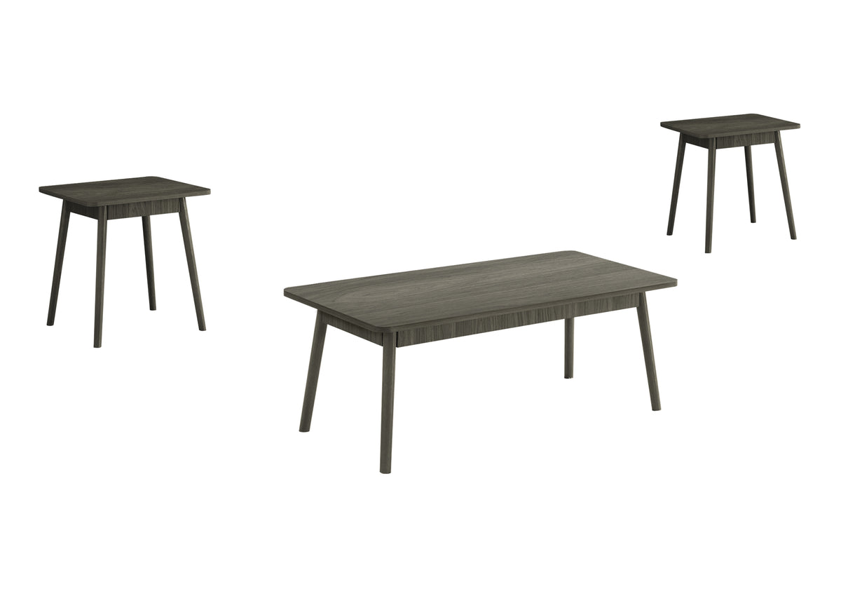 Nara Grey Table Set (Set of 3) | Ortholuxe Home - Photo 2