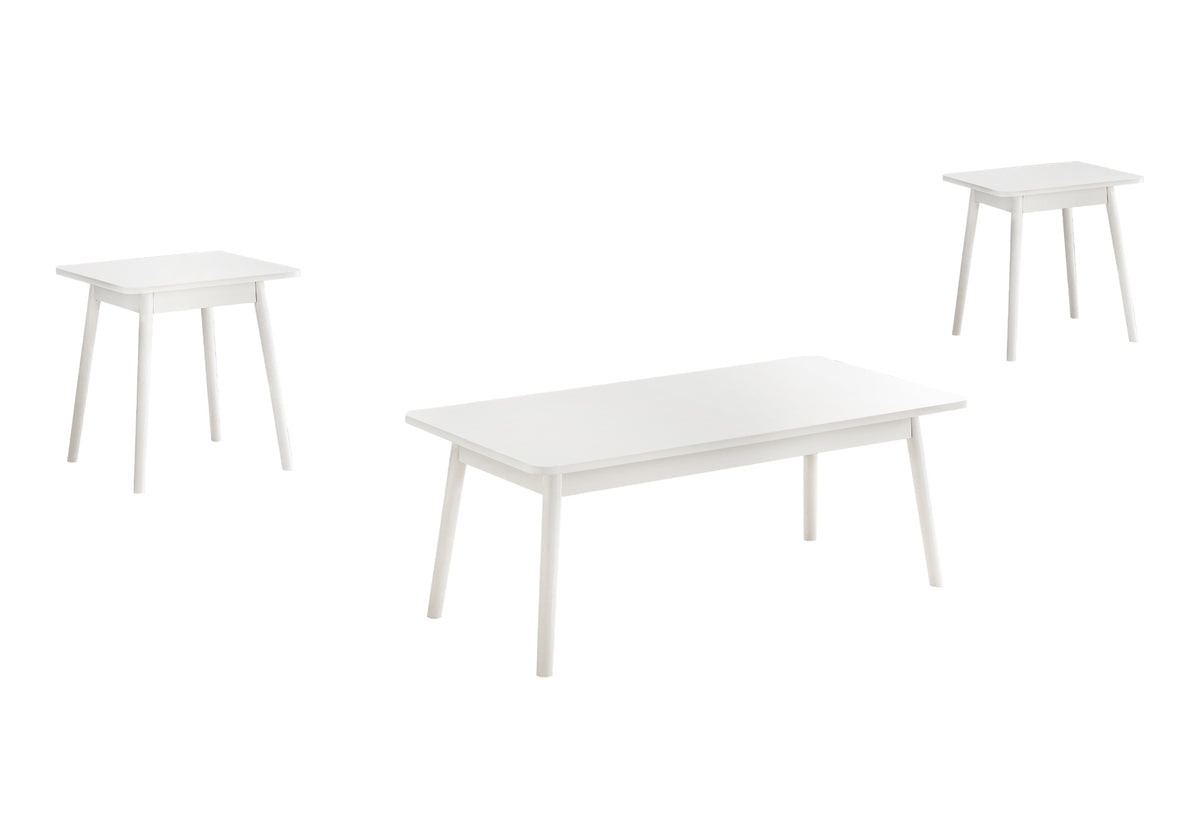 Nara White Table Set (Set of 3) | Ortholuxe Home - Photo 2