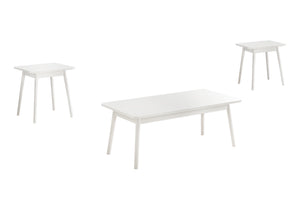 Nara White Table Set (Set of 3) | Ortholuxe Home - Photo 2