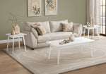 Nara White Table Set (Set of 3) | Ortholuxe Home