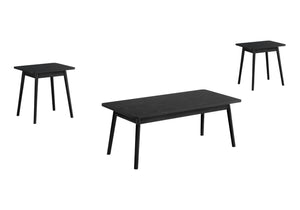 Nara Black Table Set (Set of 3) | Ortholuxe Home - Photo 2