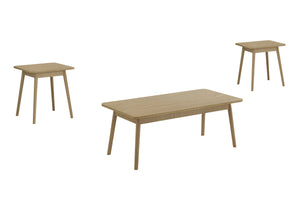 Nara Natural Table Set (Set of 3) | Ortholuxe Home - Photo 2