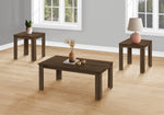 Onyx Dark Walnut Table Set (Set of 3) | Ortholuxe Home