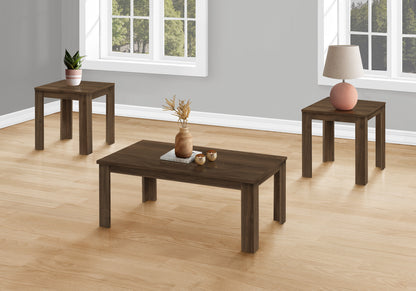 Onyx Dark Walnut Table Set (Set of 3) | Ortholuxe Home