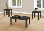 Onyx Brown Oak Table Set (Set of 3) | Ortholuxe Home