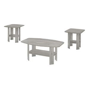 Pearl Industrial Grey Table Set (Set of 3) | Ortholuxe Home - Photo 2
