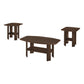 Pearl Dark Walnut Table Set (Set of 3) | Ortholuxe Home - Photo 2