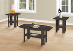 Pearl Brown Oak Table Set (Set of 3) | Ortholuxe Home