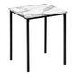 Sage White Marble & Black Metal Table Set (Set of 3) | Ortholuxe Home - Photo 6