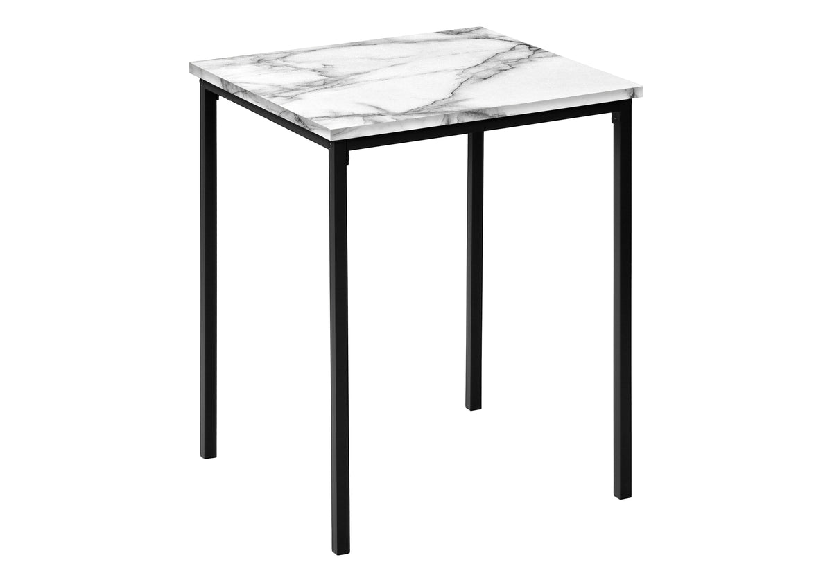 Sage White Marble & Black Metal Table Set (Set of 3) | Ortholuxe Home - Photo 6