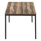 Sage Brown Reclaimed & Black Metal Table Set (Set of 3) | Ortholuxe Home - Photo 5