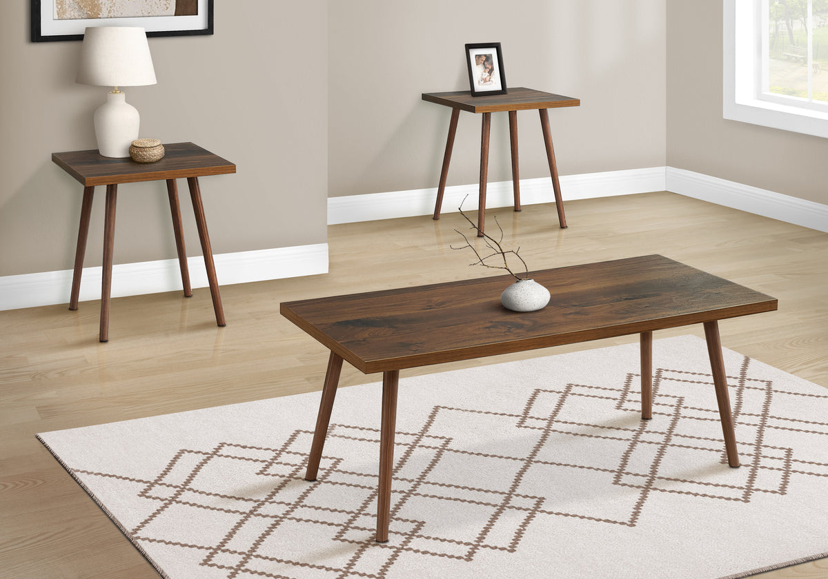 Sage Dark Walnut Table Set (Set of 3) | Ortholuxe Home