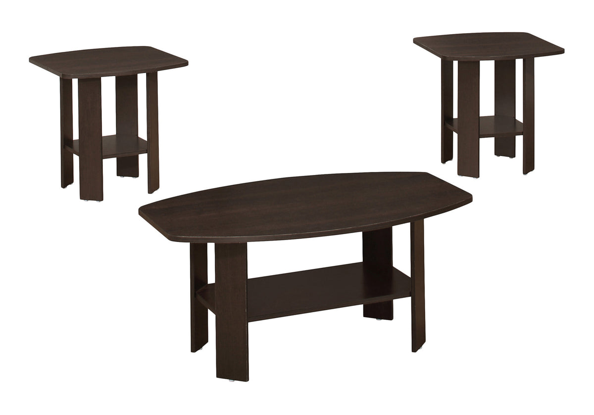 Una Espresso Table Set (Set of 3) | Ortholuxe Home - Photo 2
