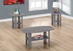 Una Grey Table Set (Set of 3) | Ortholuxe Home