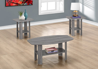 Una Grey Table Set (Set of 3) | Ortholuxe Home