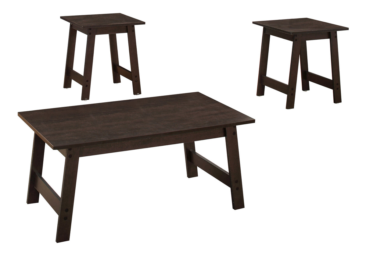 Valen Espresso Table Set (Set of 3) | Ortholuxe Home - Photo 2