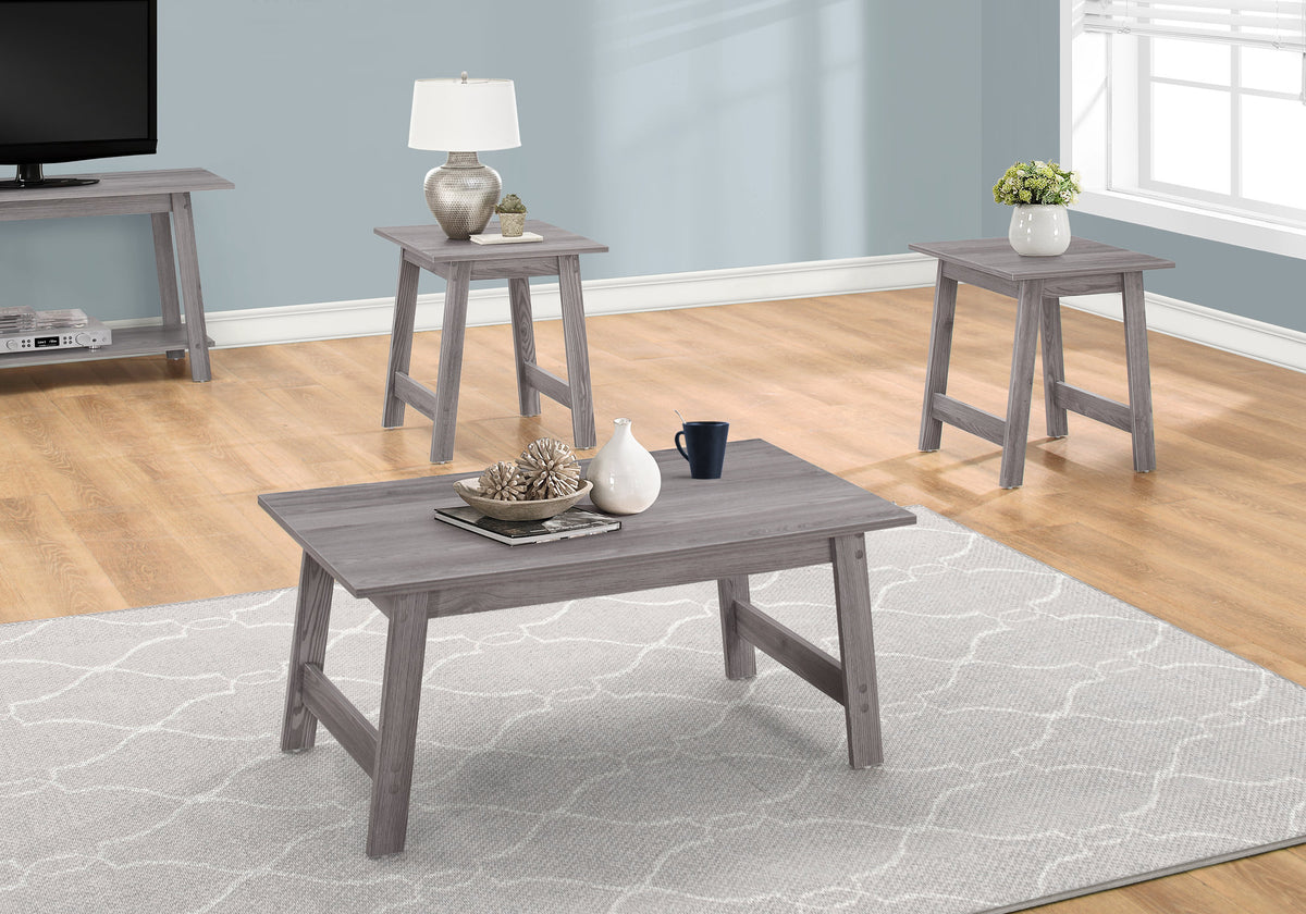 Valen Grey Table Set (Set of 3) | Ortholuxe Home
