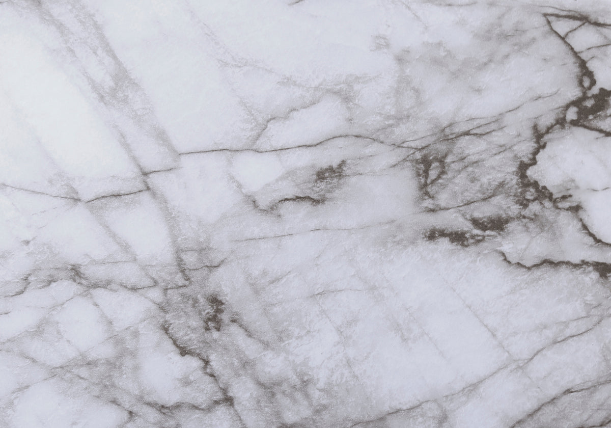 Winslow White Marble & Silver Metal Table Set (Set of 3) | Ortholuxe Home - Photo 3