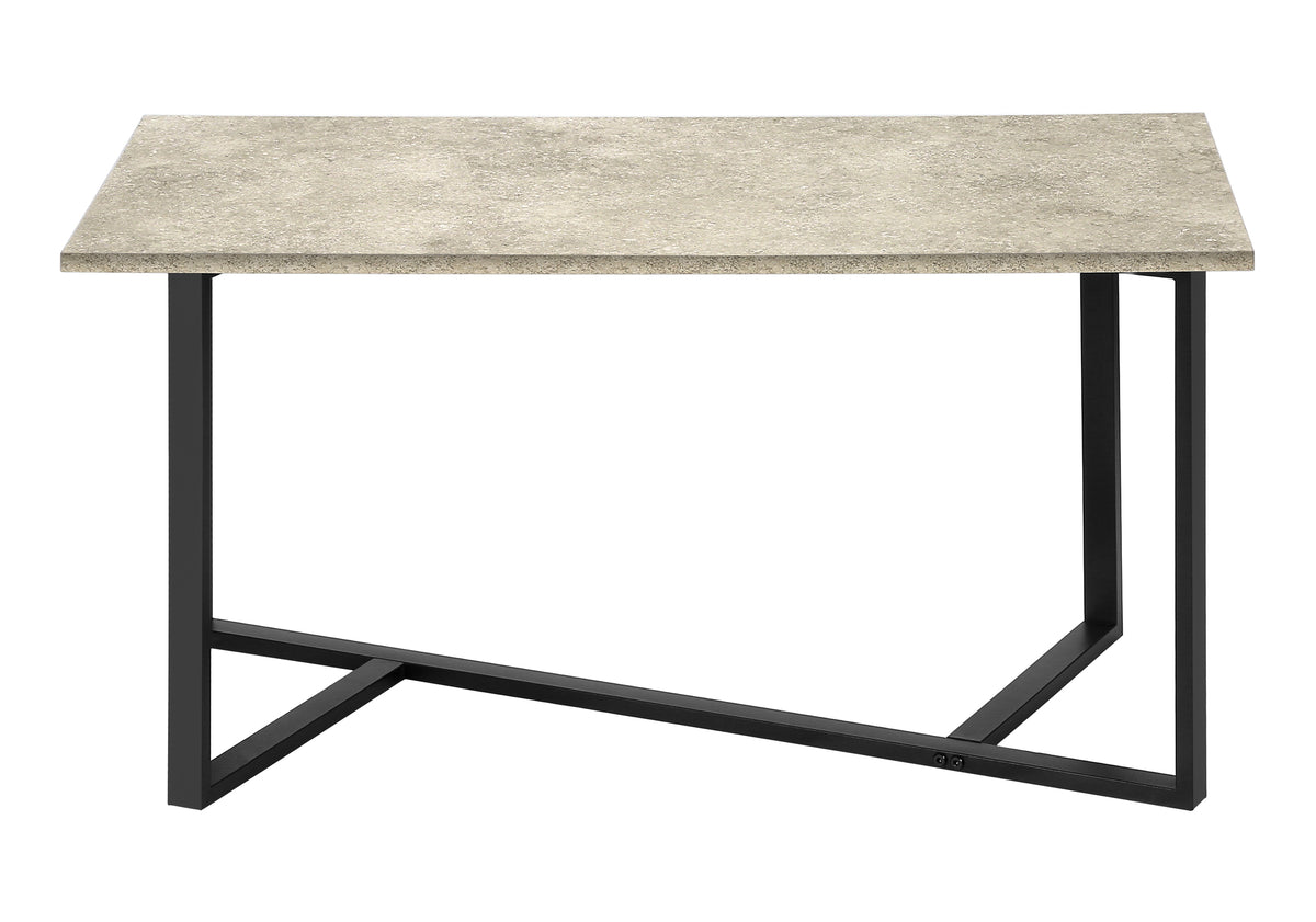 Bianca Cream Stone & Black Metal Table Set (Set of 3) | Ortholuxe Home - Photo 3