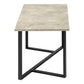 Bianca Cream Stone & Black Metal Table Set (Set of 3) | Ortholuxe Home - Photo 4