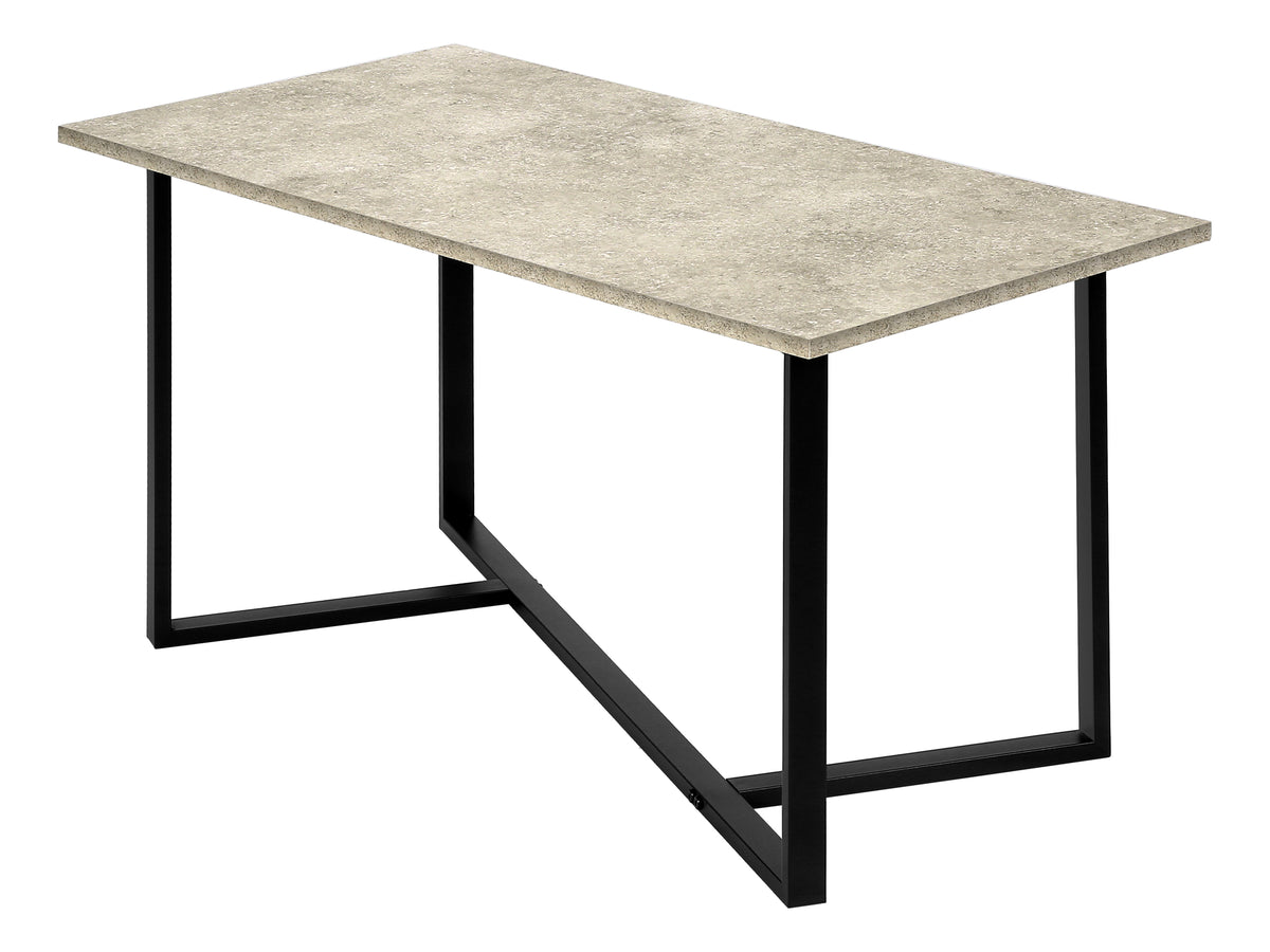 Bianca Cream Stone & Black Metal Table Set (Set of 3) | Ortholuxe Home - Photo 2
